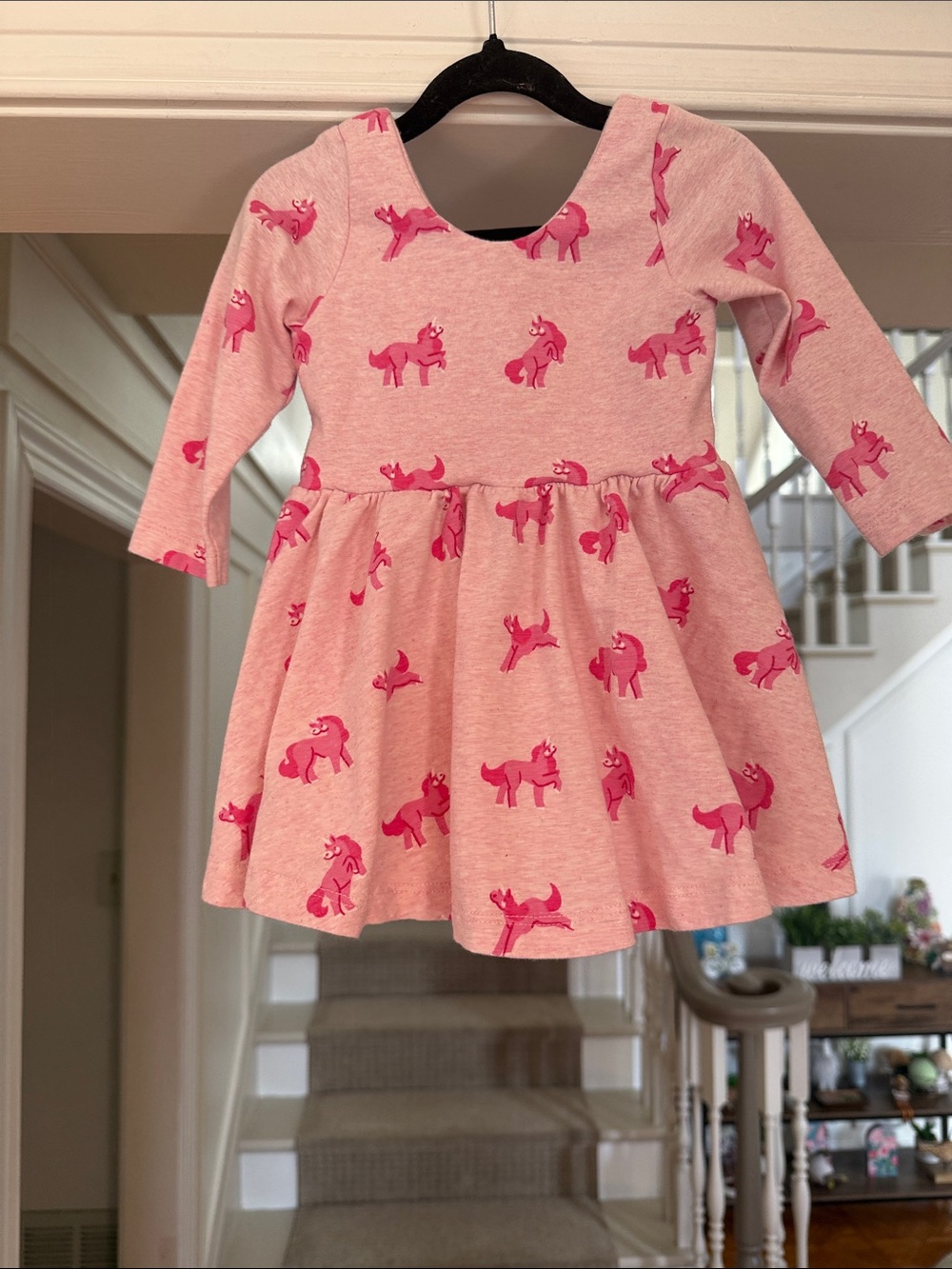 Monica + Andy Pink Unicorn Dress